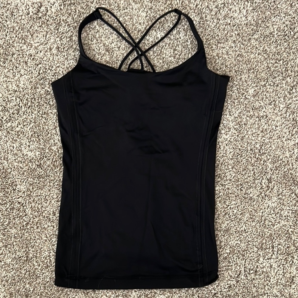 Lululemon Athletica Black Fitted Tank